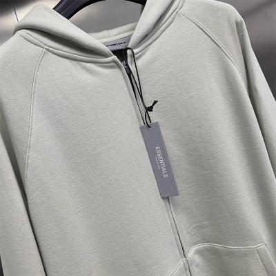 China 2021 new large size men's pullover hoodie men's high street two-line zipper hoodie FOG BASES loose breathable fashionable jacket for sale