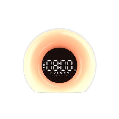 China CREATIVE High Quality Nap Sunrise Alarm Sunshine Bedside Clock With Wake Up Light for sale