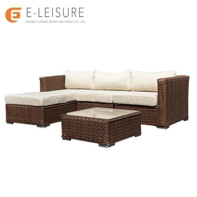 China Modern Modern Outdoor Furniture Rattan Garden Corner Sofa Sets for sale