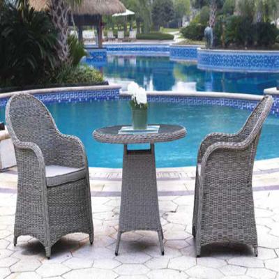 China Classic 3 PCS Classic Outdoor Rattan Outdoor Furniture Wicker Garden Set for sale