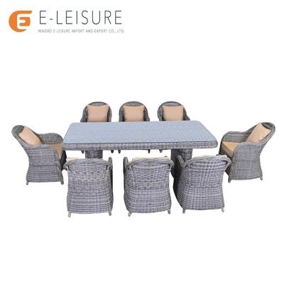 China Modern Modern Outdoor Rattan / Wicker Dining Chair Garden Furniture Set for sale