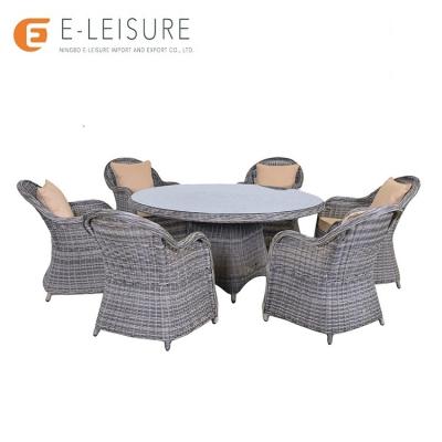 China Modern Leisure Garden Rattan Dining Set Outdoor Wicker Furniture for sale