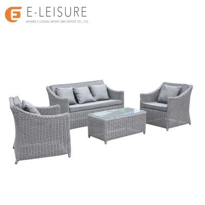 China Classic 4 Pcs Modern Sofa Rattan Furniture Outdoor Garden Sofa Set for sale