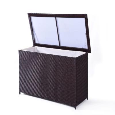 China Modern Bottle Rattan Cans With Lid Outdoor Garden Box Cheaper Wicker for sale