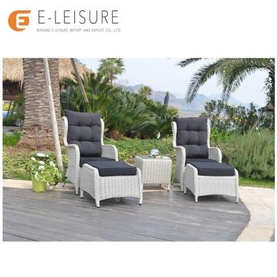 China Outdoor Living Modern Rattan Leisure Furniture Garden Chair Set for sale