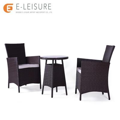 China Modern Leisure Living Outdoor Rattan Furniture Luxury Dining Table Chairs for sale