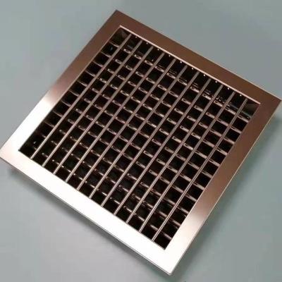 China Modern 304 Stainless Steel Ventilation Air Grille HVAC Return Air Diffuser for sale