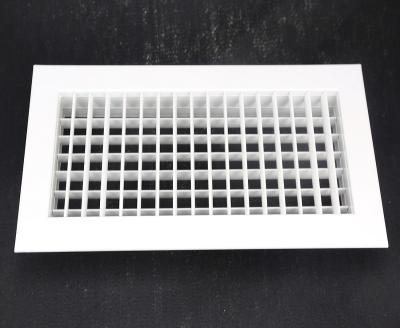 China Modern Aluminum HVAC Air Vent Grille Return Exhaust Air Vent Grille Double Clearance for sale