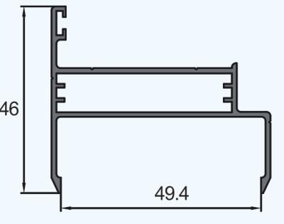 China Other Clean Room Door 039 Series Door Frame Hinge Aluminum Window Profile And Other Accessories for sale