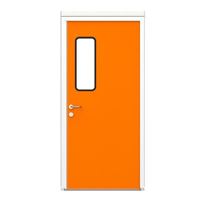 China Modern steel door single door 50mm customized sizes for cleanroom for sale