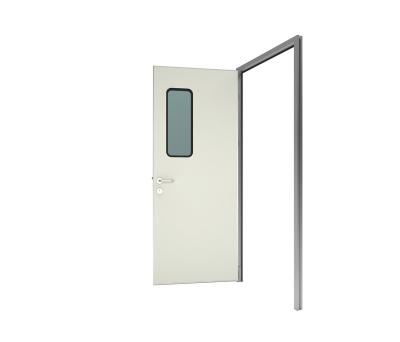 China GMP industrial modular cleanroom door HPL panel entrance swing door for sale