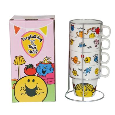 China Viable Custom Ceramic Mugs Cartoon Milk Breakfast Cups And Cute Porcelain Ceramic Mugs for sale