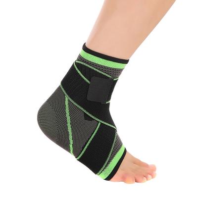 China Adjustable Elastic Breathable Elastic Adults Knitted Compression Ankle Support High for sale