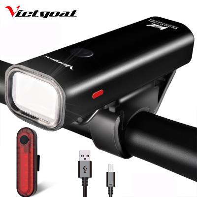 China Rechargeable Bicycle Front Light Bike Light USD Waterproof Bicycle Light LED Set for sale