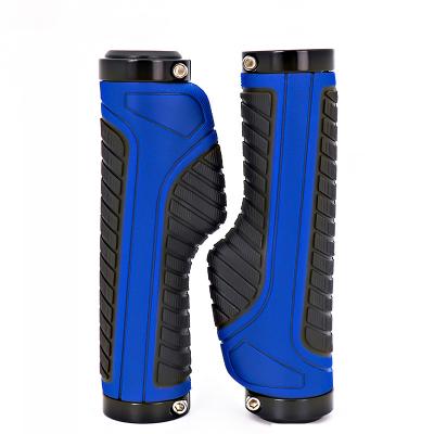 China Durable Silicone Bike Grips Shockproof Grips For Bike Mountain Bike Handlebar Grips for sale