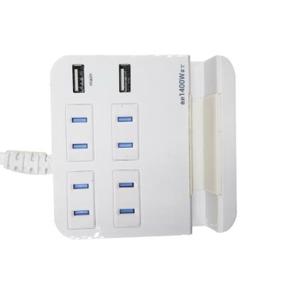 China Factory Experienced Residential / General Purpose Power Extension Socket With 2 USB Smart Charging Ports for sale