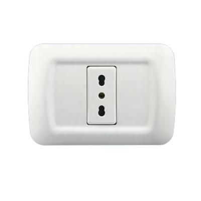 China Safe Electrical Italian Socket Wall Box ABS Hidden Outlet Europe Wall Sockets Residential Outlet / Multipurpose for sale