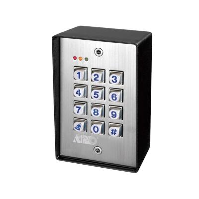 China Waterproof / IP-66 APO DK-2851D Waterproof Outdoor Access Control Keyboard Controller Keypad Doorbell Two Exit Metal Die-cast Waterproof NC; GUA for sale