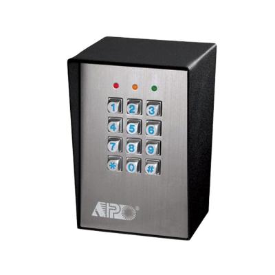 China home & Office Door Entry Housing Vandal Heavy Metal APO Three Exit Gooseneck Mount Waterproof Heavy Duty Keypad LED 3 Blue Relay NC/NO Access Control for sale