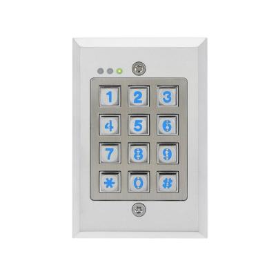 China home & ODM Zinc Alloy Metal Dual Output Smart Home System PIN Housing Access Control Keyboard Entry Desk Door Vandal Resistant Keypad Tri Tech Only for sale