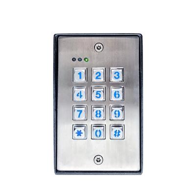 China Waterproof/Waterproof Vandal Resistant Access Control Keypad Metal Case Die Casts Waterproof Standalone Access Control Digital Keypad Controller for sale