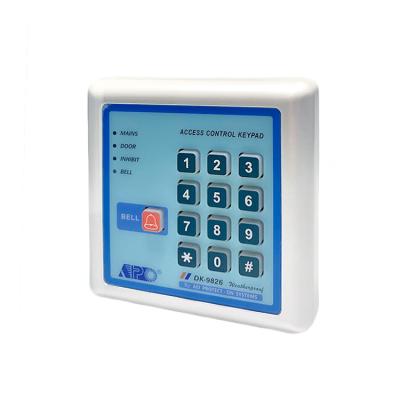 China Single Output High Quality Plastic Blue CODE LED 1 Solid State Output On Case Silicon Access Control Keypad DC 12V Waterproof / Waterproof Rubber Key for sale