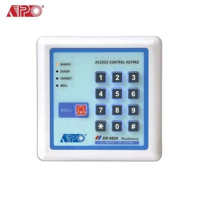 China Waterproof/Waterproof Case DK-9826 Standalone Plastic Easy Dual Program Access Control Backlit Keypad For Single Door System Controller for sale