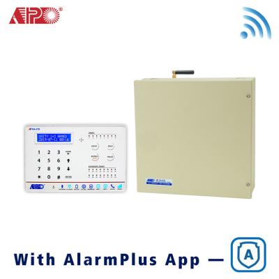 China home & Alarm Systems App Control 8+16 Zones Alarm Control Panel Home Office SMS Notification Report Statue Statue Automatic Dialer Monitoring Station for sale