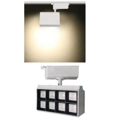 China Retail store patented products square track light led square track light for zhong shan factory for sale