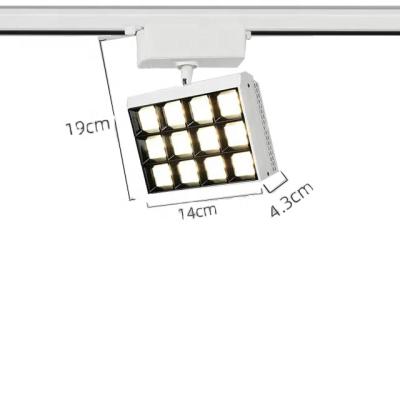 China Retail store adjustable moving head smd 2835 led track light spot spotlight for sale