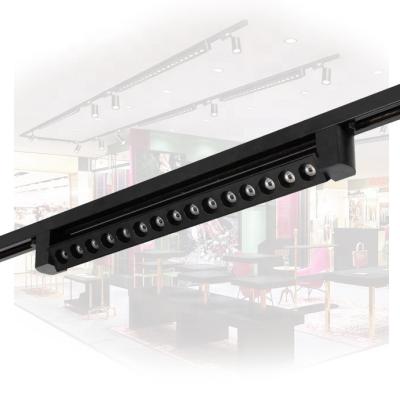 China Modern 34 32 Beam Angle Adjustable Linear Led Track Light Gallery Exhibition Lamp Track Light Modern for sale