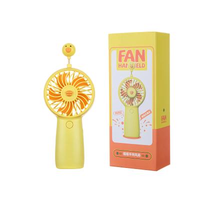 China Wholesale Handheld Cartoon Small Plug-in Dual Function Cooler Fan Compact Portable Table Fan for sale