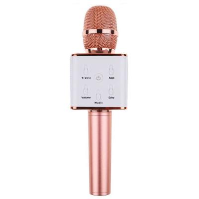 China Wholesale Professional Handheld Microphone Studio Kids Blue Speaker Karaoke Microphone Usb Wireless Tooth Microphone for sale