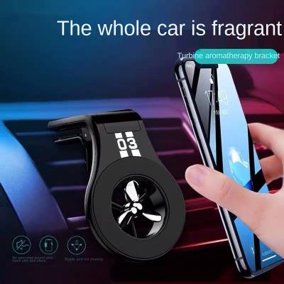 China New Adjustable Accessories L Type Universal Mount Clip Air Vent Car Phone Magnetic Design Mobile Holders With Aromatherapy Car Phone Mount for sale