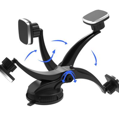 China New Design Adjustable 2 in 1 Car Mount Cell Phone Holder with Telescopic Dashboard Mount for for sale