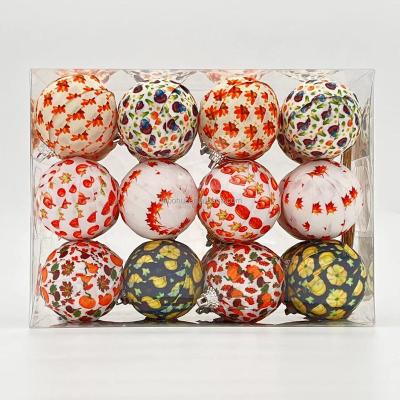 China Wholesale Popular Mixed Design DIY Thanksgiving Ball Decorations Polyfoam Hanging Ball for Harvest for Fall for sale