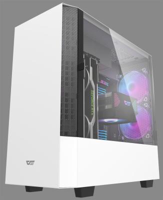 China With Side Panel Window New Fashion Mid Tower ATX DarkFlash Computer Case 120mm Fan Gaming Case Mid Tower PC Case for sale