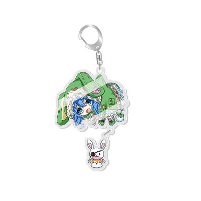 China Acrylic Date A Live Keychain Four Series No Tokisaki Kakusan Two-Dimensional Anime Acrylic Pendant for sale