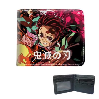 China Waterproof Full Color Leather Peripheral Leather Coin Purse Bag Card Game Cartoon Midouzi Wallet Short Printing Bifold Wallet for sale