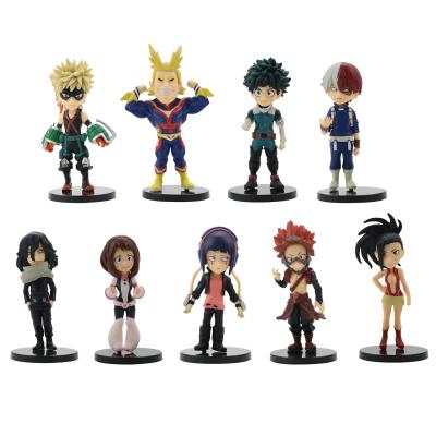 China PVC Hero Academia Figures 9, Green Valley Ikubaku Ho Katsuki Booming Frozen Toy Anime Doll Decoration for sale