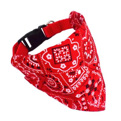 China Petshop Stocked Saliva Towel Dog Bandanas Bulk Small Cat Slave Shock Triangle Scarf for sale