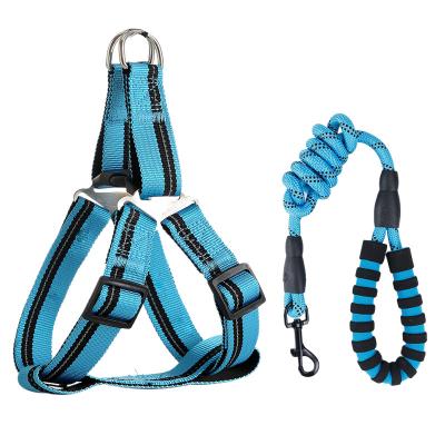 China New Reflective Pet Leash Set Dog Leash Pet Silk Nylon Pet Trunk Factory Direct Supply and Back Leash Wholesale for sale