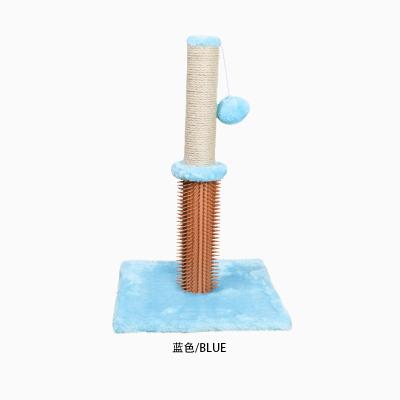 China Stored New Plush Sisal Ball Cat Scratcher Cat Kitten Pet Furniture Tree Hanging Climbing Column for sale