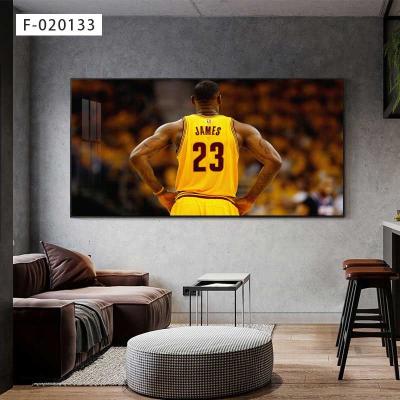 China New Classic/Postmodern NBA Star Horizontal Light Large Photography Painting Poster Sports Artwork Paintings for sale