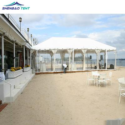 China Heavy Duty Outdoor Events Marquee Tent High Quality Transparent Aluminum Wedding Party Tent for sale