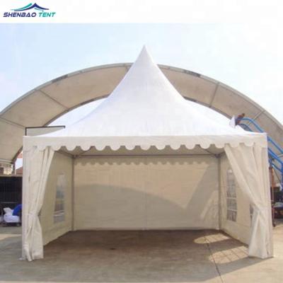 China Outdoor Snow Field Nail Aluminum Frame Trade Show Pagoda Tent For Tent Rental PVC Four Seasons for sale