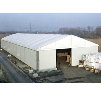 China W50'xL100 Workshop Steel Frame Marquee Tents Temporary Storage Shelter Portable Steel Fabric Building for sale