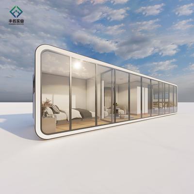 China Modern Storage Container Homes Prefab Expandable Flat Pack Rush Container House With Garage for sale