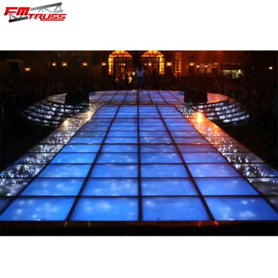 China Light Weight 1.22m 2m Aluminum Frame 1m Glass Clear Transparent Wedding Stage Assemble Adjustable Steps Platform for sale