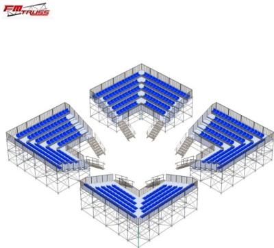 China Sports Scaffold Strong Stance Stadium Seat Football Stadium Seats Plastic Bleachers for sale